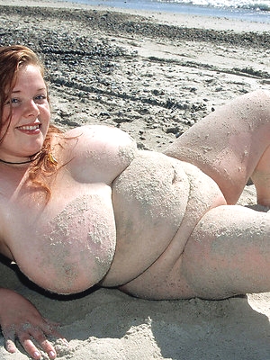 Big titted nudists on the seashore - Chubby Naturists